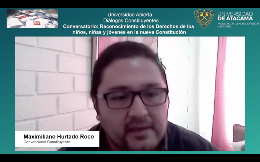 Facultad de Ciencias Jurídicas y Sociales realizó conversatorio que abordó el reconocimiento de los Derechos de los niños, niñas y jóvenes en la Nueva Constitución