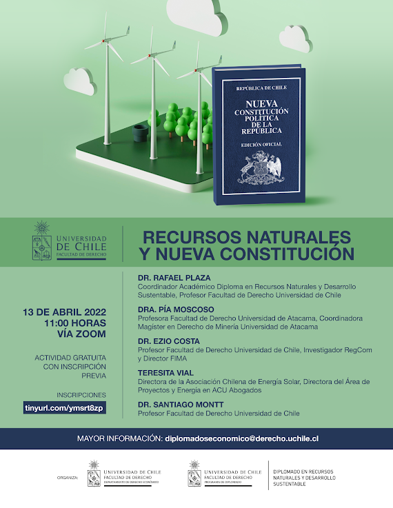 Profesora de Derecho Invitada en Apertura de Diplomado Sobre Recursos Naturales de la Universidad de Chile